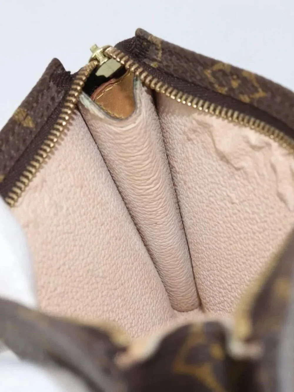 LOUIS VUITTON Monogram Bucket PM Accessory Pouch LV Auth 171187